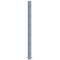 Barrier posts | Steel tube  89 x 2,9 mm | stationary, for casting in concrete | hot-dip galvonized / white coated | hot-dip galvanized | without eyelet